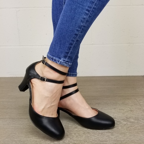 Shoes - Black Rockabilly Vintage Style Shoes
